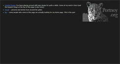 Desktop Screenshot of portnoy.org
